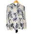 ザラ ZARA リボン付 フラワープリントシャツ レディース import:M