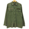 ユーエスアーミー U.S. ARMY 60S 69年製 COTTON SATEEN Utility Shirt コットン サテン ユーティリティーシャツ メンズ 15 1/2 X33