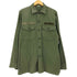 ユーエスアーミー U.S. ARMY 60S 69年製 COTTON SATEEN Utility Shirt コットン サテン ユーティリティーシャツ メンズ 15 1/2 X33