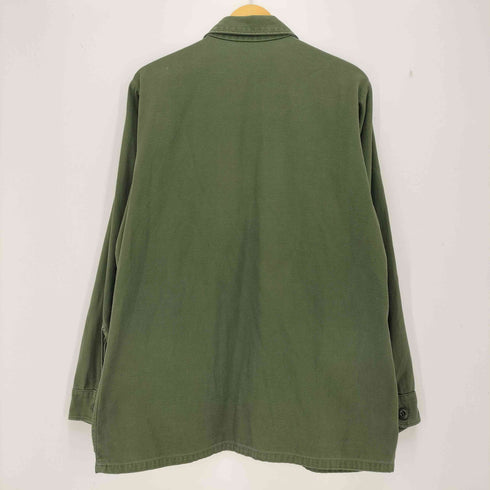 ユーエスアーミー U.S. ARMY 60S 69年製 COTTON SATEEN Utility Shirt コットン サテン ユーティリティーシャツ メンズ 15 1/2 X33