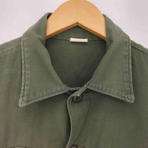 ユーエスアーミー U.S. ARMY 60S 69年製 COTTON SATEEN Utility Shirt コットン サテン ユーティリティーシャツ メンズ 15 1/2 X33