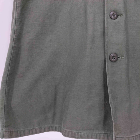 ユーエスアーミー U.S. ARMY 60S 69年製 COTTON SATEEN Utility Shirt コットン サテン ユーティリティーシャツ メンズ 15 1/2 X33