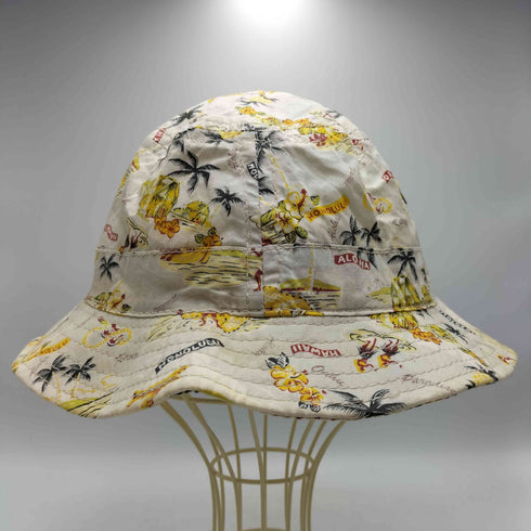 ニューヨークハット NEWYORK HAT&CAP CO. USA製 トロピカル 総柄 アロハ ハット メンズ L