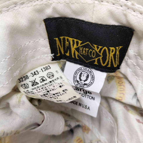 ニューヨークハット NEWYORK HAT&CAP CO. USA製 トロピカル 総柄 アロハ ハット メンズ L