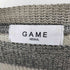 ゲーム GAME ボーダー柄クルーネックメッシュニット メンズ