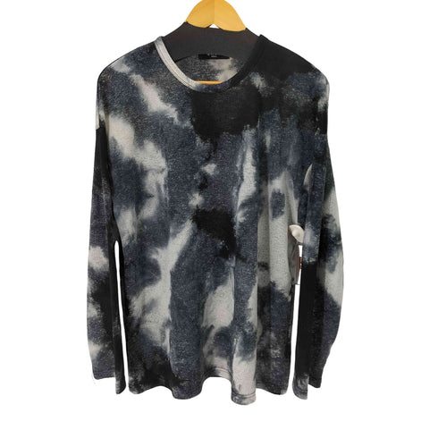 ゲーム GAME L/S 総柄クルーネックTシャツ メンズ