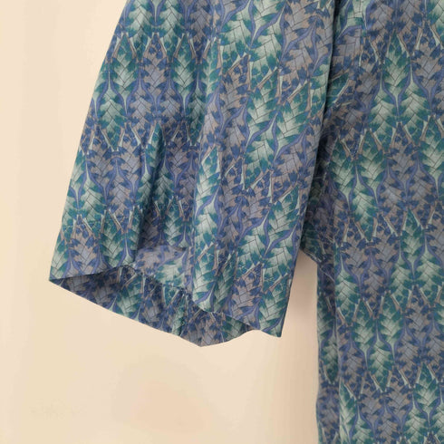 ランバンコレクション LANVIN COLLECTION 総柄 ワンポケットS/Sボタンダウンシャツ メンズ import:L
