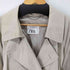 ザラ ZARA ベルト付きトレンチコート レディース import:L