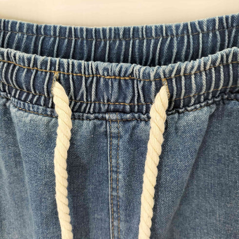 フロントワッペンデニムショートパンツ メンズ