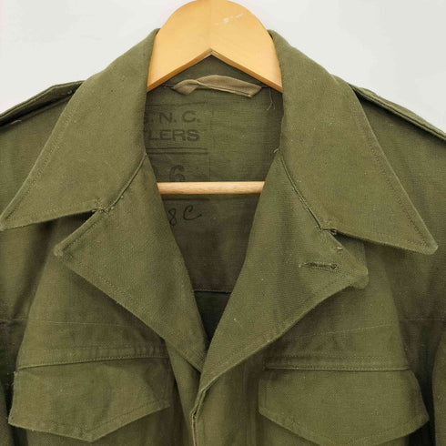 フレンチアーミー FRENCH ARMY 40-50s フランス軍 S.N.C. FLERS M-47 前期型 コットンツイルフィールドジャケット メンズ 2.6