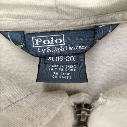 ポロバイラルフローレン Polo by RALPH LAUREN 三角タグ ポニー刺繍 ジップアップ スウェット パーカー メンズ import:XL