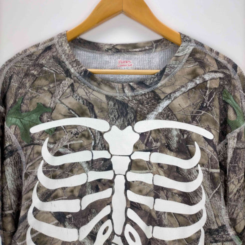 ヘインズ Hanes Bones Thermal Crew メンズ import:L