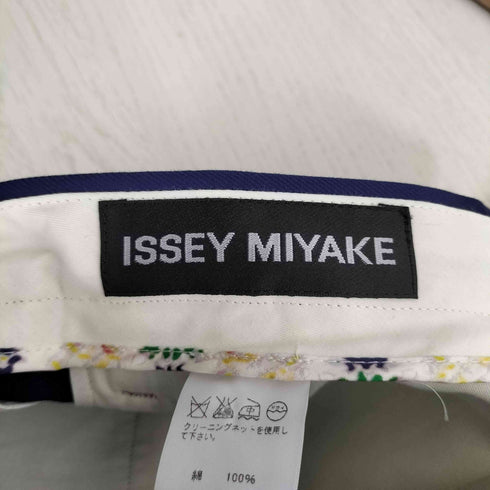 イッセイミヤケ ISSEY MIYAKE 03SS 黒タグ サイドライン シルキーサージ スラックスパンツ メンズ JPN:3