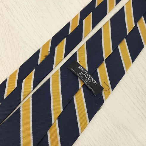 ブルックスブラザーズ BROOKS BROTHERS 60-70s USA製 MAKERS ストライプ シルクネクタイ メンズ