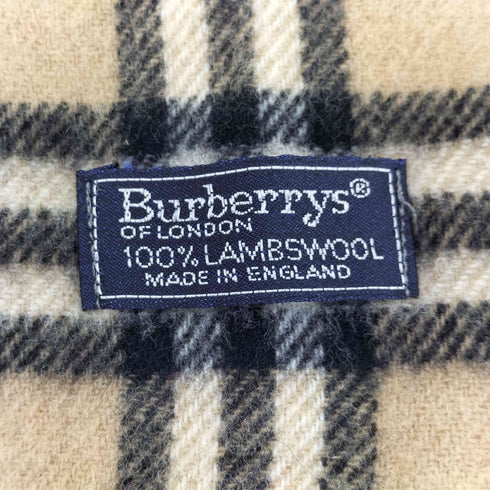 バーバリーズ BURBERRYS ラムウール ノバチェック マフラー レディース