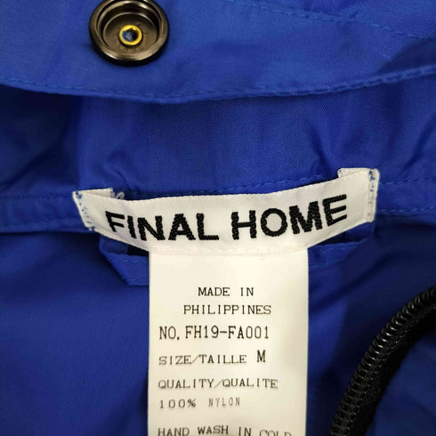 ファイナルホーム FINAL HOME 90-00s 多重ジッパー ナイロン パラシュート コート メンズ JPN:M