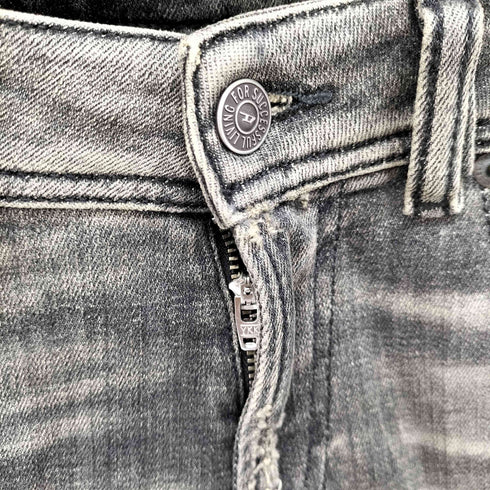 ディーゼル DIESEL 1979 sleenker ダメージ加工スキニーブラックデニム メンズ 28