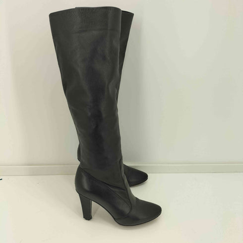 ジミーチュウ JIMMY CHOO ヒールレザーロングブーツ レディース 36