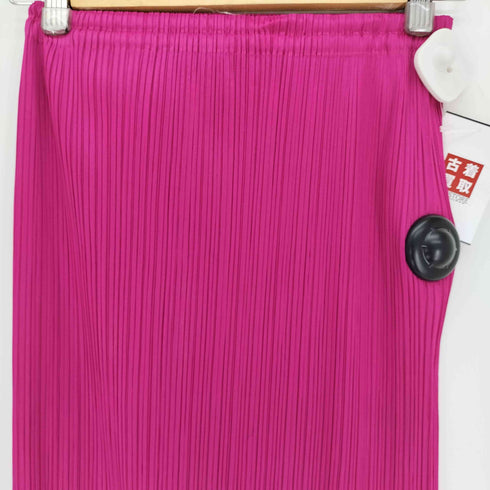 プリーツプリーズイッセイミヤケ PLEATS PLEASE ISSEY MIYAKE 90S 98AW プリーツ タイト ロング スカート レディース JPN:3