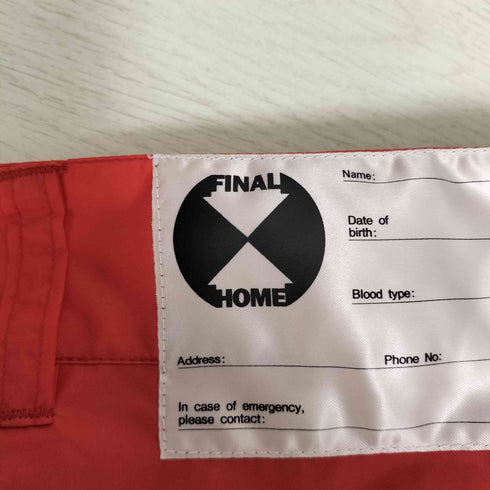 ファイナルホーム FINAL HOME 90-00s 多重ジッパー ナイロン パラシュート パンツ メンズ JPN:3