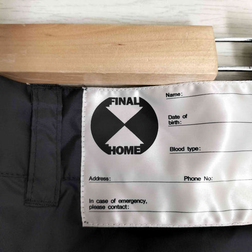 ファイナルホーム FINAL HOME 90-00s 多重ジッパー ナイロン パラシュート パンツ メンズ JPN:3