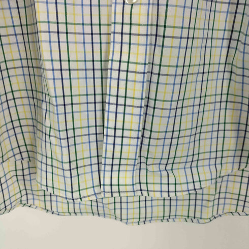 ランズエンド LANDS END ノンアイロン チェック柄 ボタンダウンシャツ メンズ