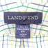 ランズエンド LANDS END ノンアイロン チェック柄 ボタンダウンシャツ メンズ