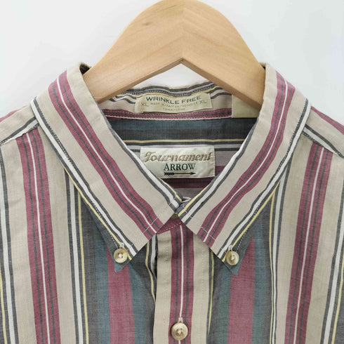 アロー ARROW 90S ストライプ柄 ボタンダウンシャツ メンズ JPN:XL