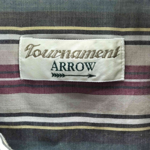アロー ARROW 90S ストライプ柄 ボタンダウンシャツ メンズ JPN:XL