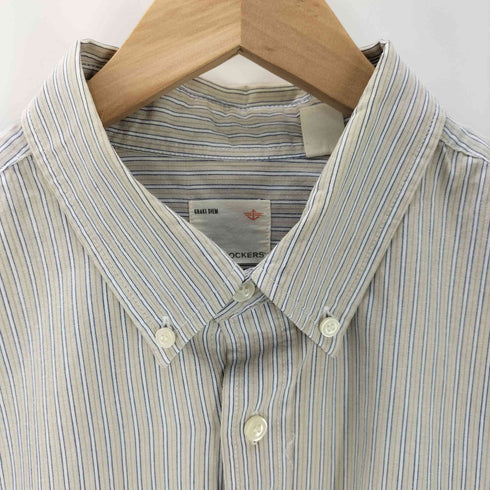 ドッカーズ DOCKERS 00S ストライプ柄 半袖シャツ メンズ JPN:XL