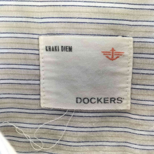 ドッカーズ DOCKERS 00S ストライプ柄 半袖シャツ メンズ JPN:XL