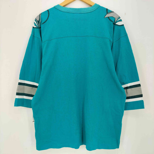 TEAM RATED 90s USA製 NHLチームロゴプリント アイスホッケーシャツ ゲームシャツ メンズ JPN:L