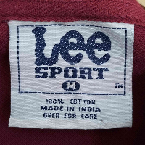 リー Lee 90s ワッペン 鹿の子ポロシャツ メンズ import:M