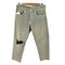 ザラ ZARA Gray Faded Cropped Jeans メンズ 40