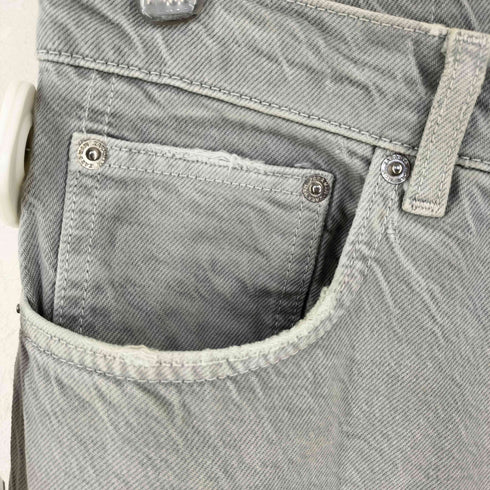 ザラ ZARA Gray Faded Cropped Jeans メンズ 40