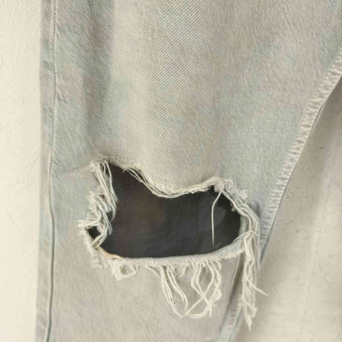 ザラ ZARA Gray Faded Cropped Jeans メンズ 40