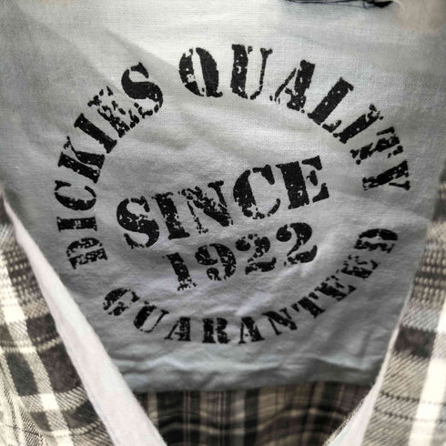 ディッキーズ Dickies チェック柄 半袖シャツ メンズ