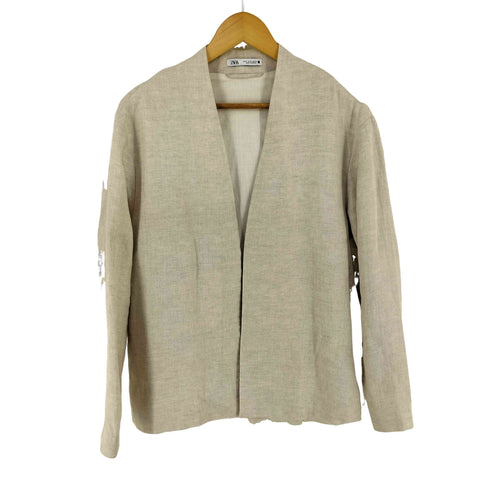 ザラ ZARA LINEN BLAZER メンズ import:M