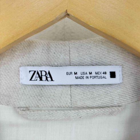 ザラ ZARA LINEN BLAZER メンズ import:M