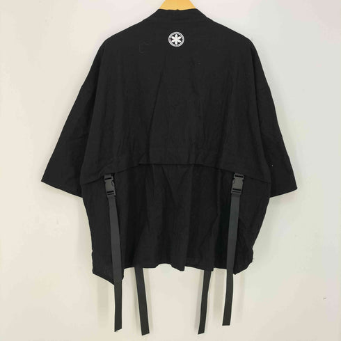 アリュール ARULE noragi techwear 生人勿近 ベルトデザイン 半袖カーディガン レディース 3XL