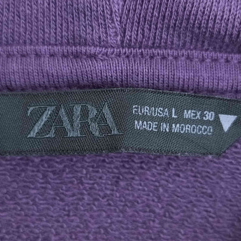 ザラ ZARA テキスト フーディ レディース import:L
