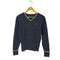 ポロジーンズカンパニーラルフローレン POLO JEANS COMPANY RALPH LAUREN ワッペンロゴ Vネック リブニット レディース import:M