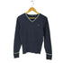 ポロジーンズカンパニーラルフローレン POLO JEANS COMPANY RALPH LAUREN ワッペンロゴ Vネック リブニット レディース import:M