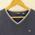 ポロジーンズカンパニーラルフローレン POLO JEANS COMPANY RALPH LAUREN ワッペンロゴ Vネック リブニット レディース import:M