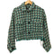 ザラ ZARA クロップド マルチカラー ジャケット レディース import:M