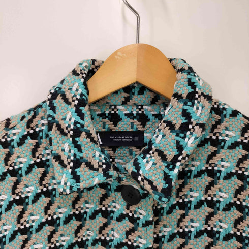ザラ ZARA クロップド マルチカラー ジャケット レディース import:M