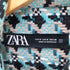 ザラ ZARA クロップド マルチカラー ジャケット レディース import:M