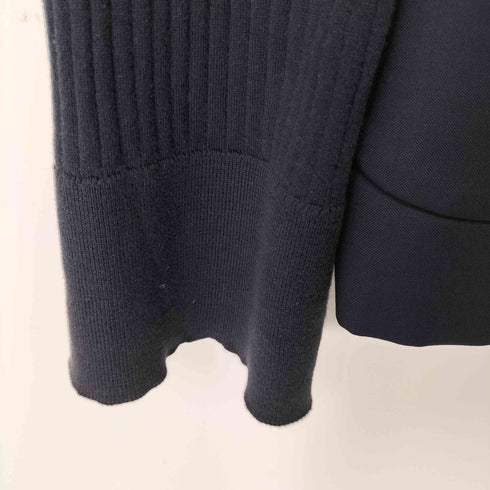 メゾンマルジェラ Maison Margiela 20SS ニットドッキングノーカラーボタンレスジャケット メンズ EUR:48