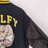 ガルフィー GALFY キャラクター ワッペン PUレザー 綿ツイル わんわん大学 犬 改 スタジャン メンズ JPN:XL
