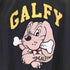 ガルフィー GALFY キャラクター ワッペン PUレザー 綿ツイル わんわん大学 犬 改 スタジャン メンズ JPN:XL